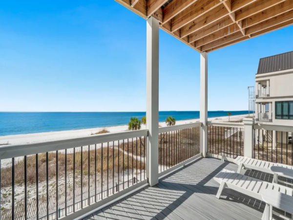 Luxurious Port St. Joe Beach Rental Six Bedroom Home with Pool & Beach Access